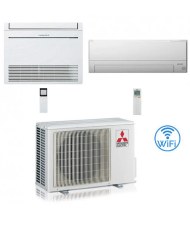 Condizionatore Climatizzatore Mitsubishi Electric Dual Split Inverter R-32 MSZ-AY35VG Wifi Integrato + console MFZ-KT25VG Wifi Optional con MXZ-2F53VF4