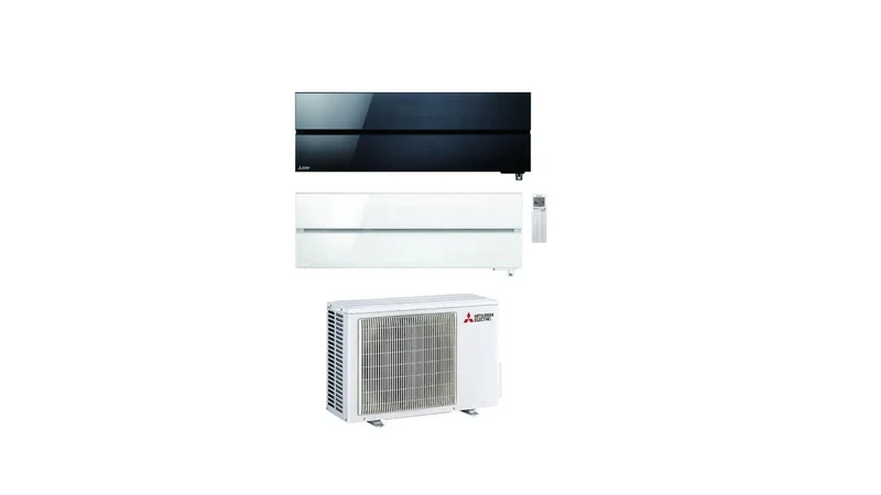 Condizionatore Climatizzatore Mitsubishi Electric Dual Split Kirigamine Style Pearl White / Onyx Black R-32 18000+18000 BTU Con MXZ-3F54VF4 18+18