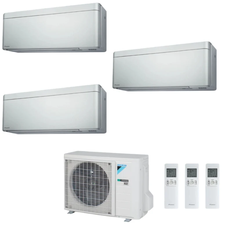 Condizionatore Climatizzatore Daikin Trial Split Stylish New Total White R32 Wi-Fi 9000+9000+15000 BTU Con 3MXM68A
