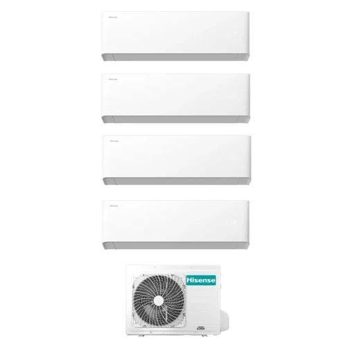 Condizionatore Climatizzatore Hisense Quadri Split Inverter R-32 HB25XU0AG 9000+9000+9000+12000 HB35XU0AG con 4AMW81U4RJC Wi-Fi Integrato 9+9+9+12