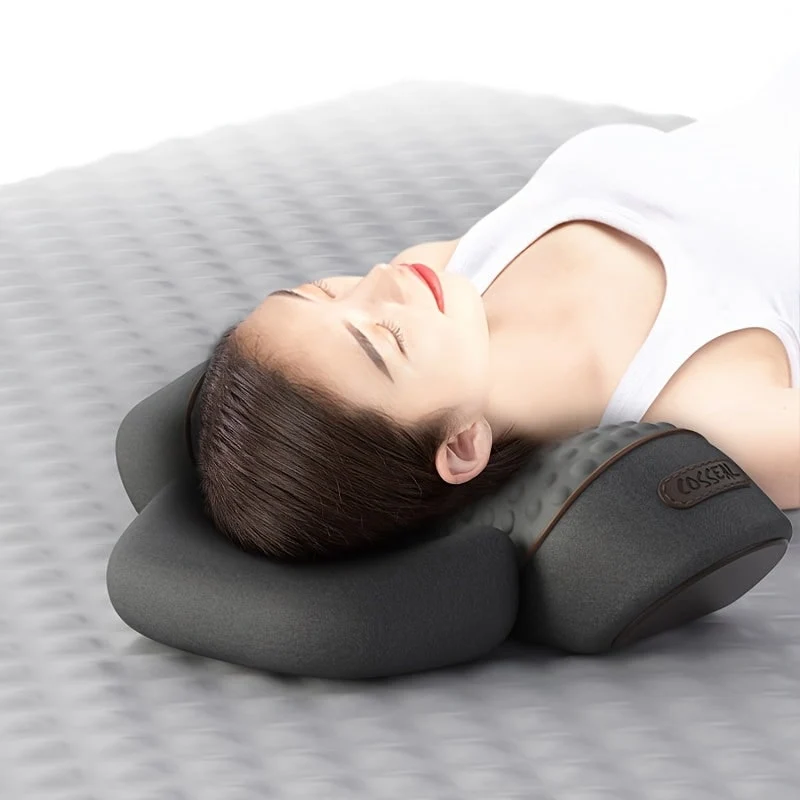Ergonomic Neck Massager with Heat and Vibration