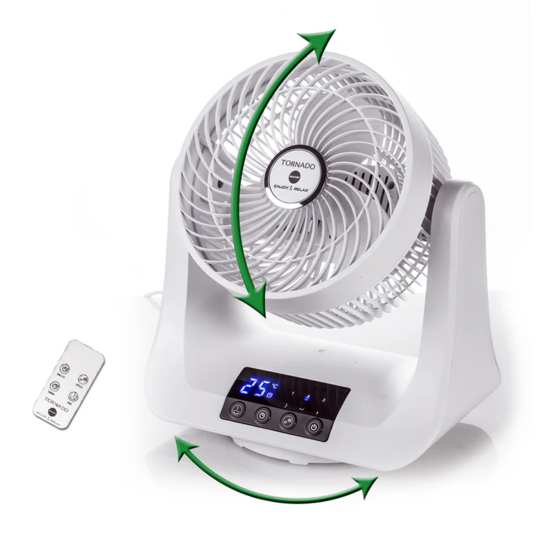 MACOM Tornado – Ventilatore Circolatore d’Aria ad Alta Potenza con Oscillazione Automatica