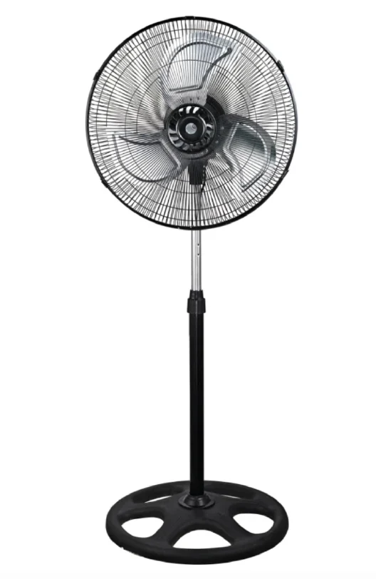 ventilatore a piantana 3 pale metallo - Cod. JI3