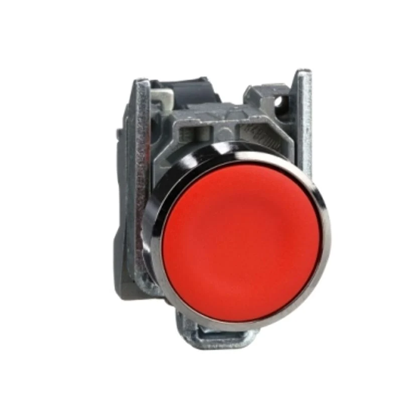 SCHNEIDER XB4BA42 - Pulsante Completo Harmony XB4 22mm Rosso Impulso 1NC