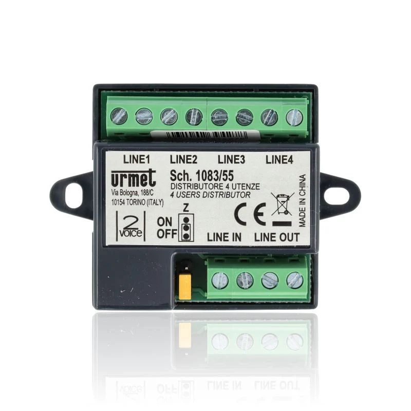 URMET 1083/55 - Distributore 4 utenze, da esterno