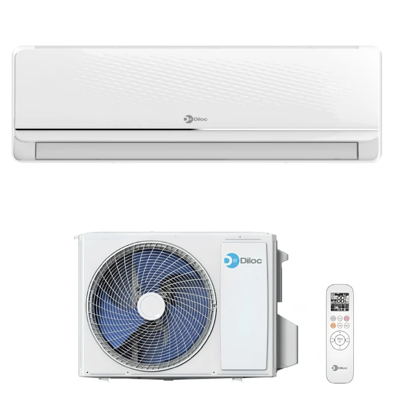 Condizionatore Climatizzatore Diloc Atlas Monosplit Inverter R-32 9000 BTU - Wi-Fi Integrato