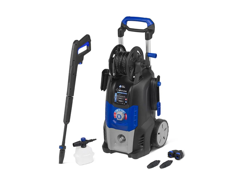 Idropulitrice ad acqua fredda 2500 Watt 150 bar con getto regolabile e tubo ad alta pressione Blue Clean AR 4.0 Annovi Reverberi