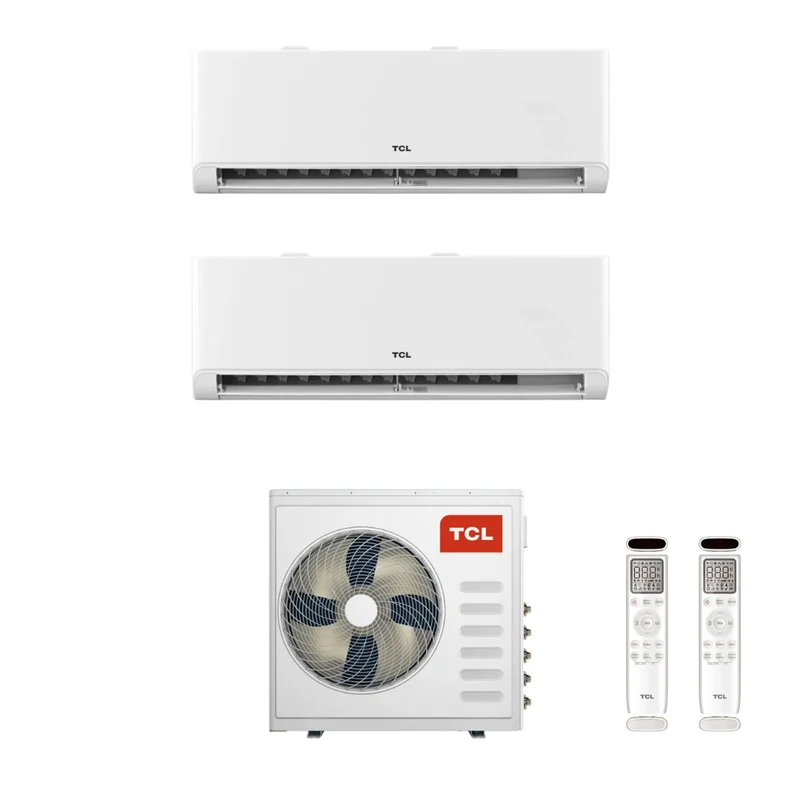 Condizionatore Climatizzatore Dual Split Inverter TCL Modello BreezeIN P5 9000+9000 BTU Con MT1420 R-32 Wi-Fi Integrato 9+9