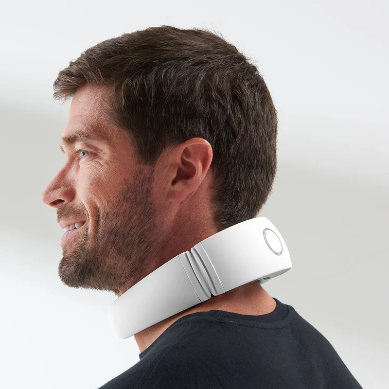 Neck and Shoulder Massager with Wireless Remote Control, Electrical Stimulation, and Heating