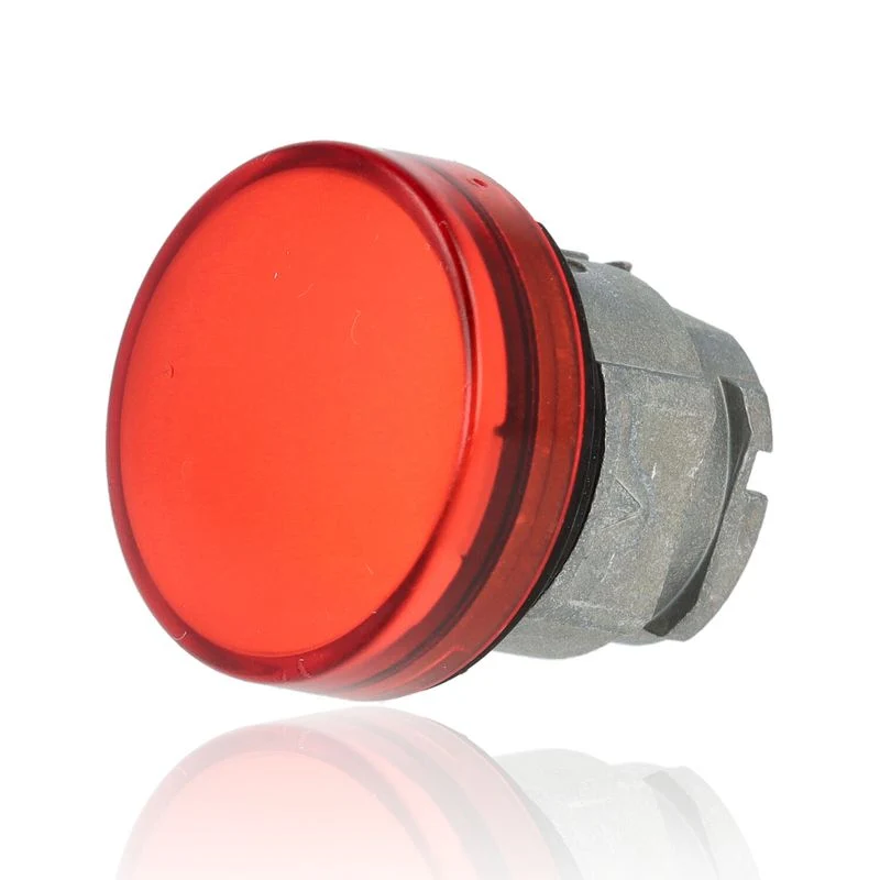 SCHNEIDER ZB4BV043 - Testa Lampada Spia Harmony XB4 Rossa Gemma Liscia 22mm
