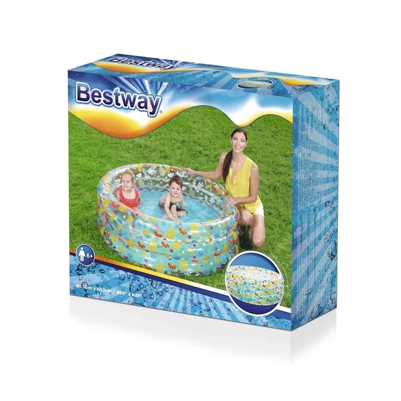Bestway Piscina Gonfiabile Sea Life 150X53Cm