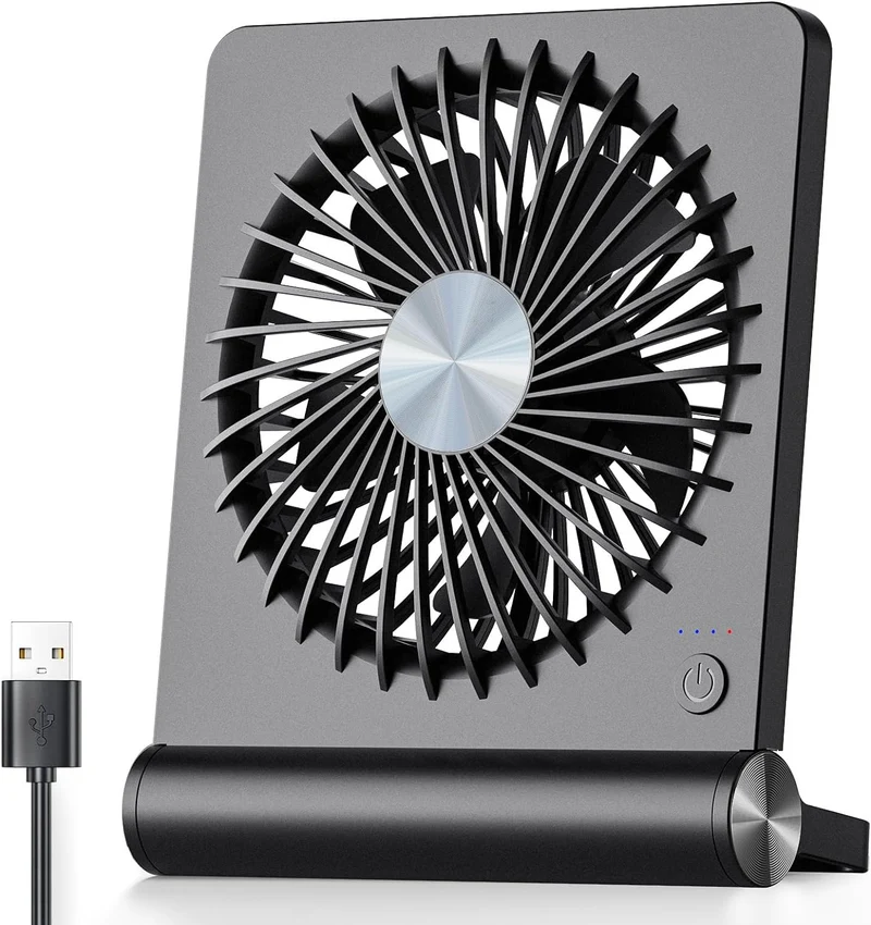 Ventilatore Da Tavolo Ultrasilenzioso Compatto Con Alimentazione USB