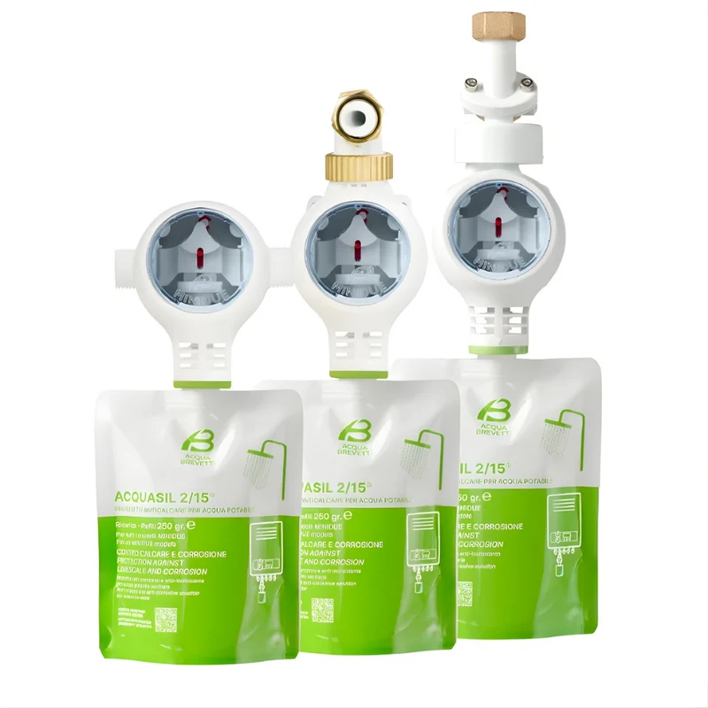 Acqua Brevetti MiniDUE Pompa Dosatrice Volumetrica Con Sacca per ACQUASIL 2/15® - Attacchi 1/2" F - Cod. PM105