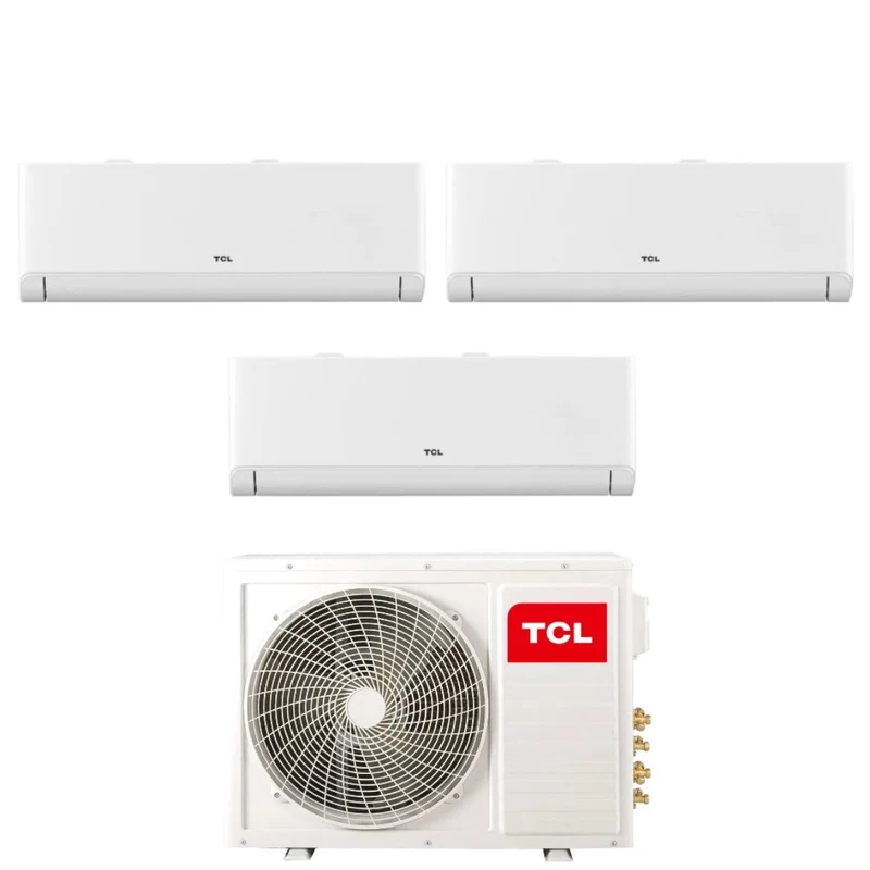 Condizionatore Climatizzatore Trial Split Inverter TCL Modello BreezeIN P5 9000+12000+18000 BTU Con MT2730 R-32 Wi-Fi Integrato 9+12+18