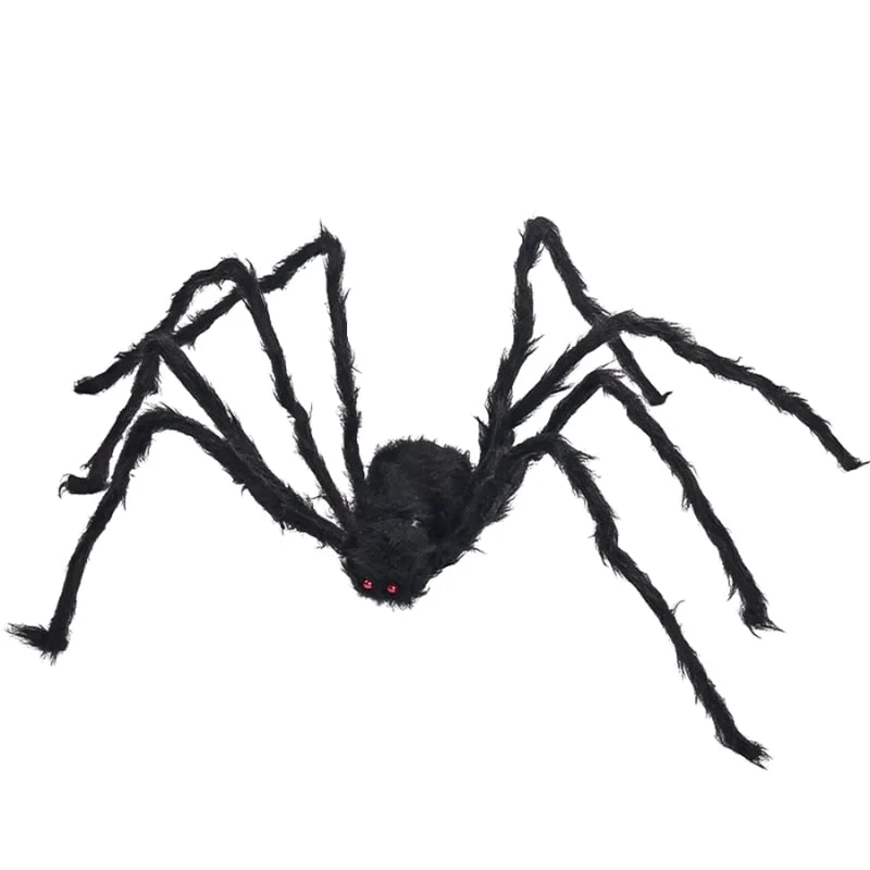 Halloween Giant Artificial Spider with Web, Spooky Garden Decoration