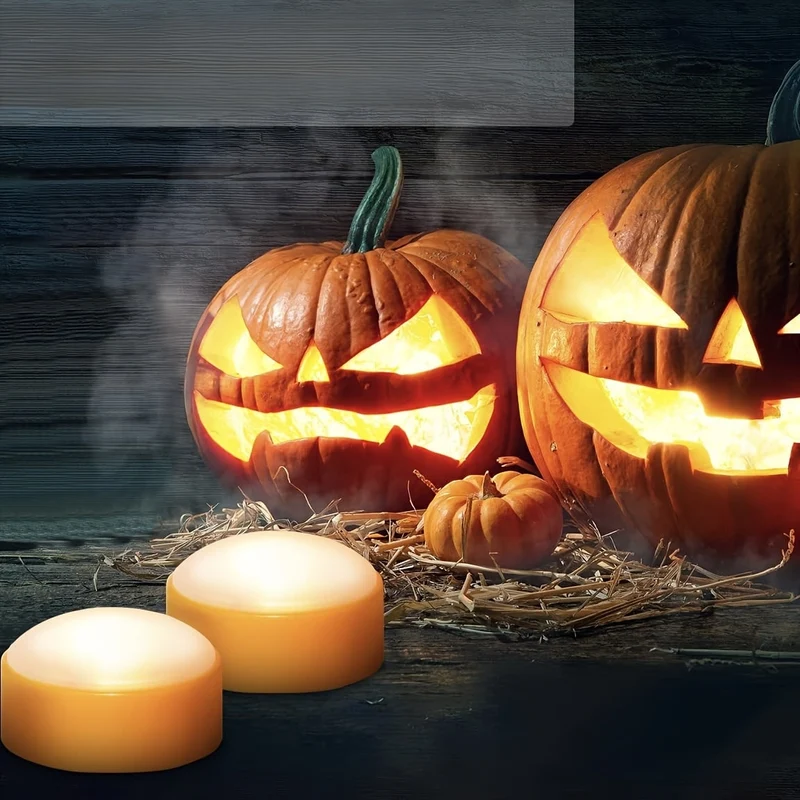 Halloween LED Pumpkin Lights with Remote Control, Flameless Garden Decoration, Decorations for Children