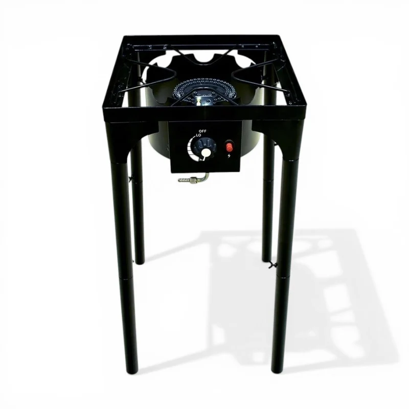 Fornello gas da esterno con gambe regolabili 4,5 KW accensione piezo Power Top 1
