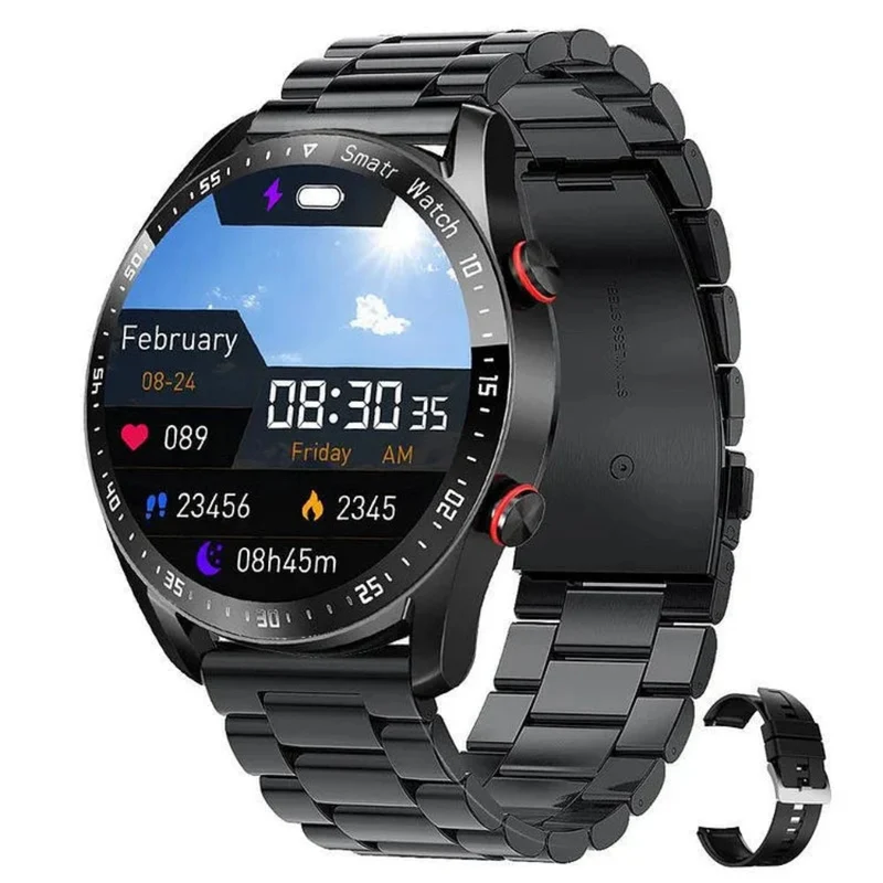 Touchscreen Smartwatch with Health Monitoring Features