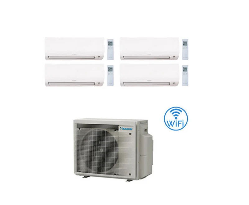 Condizionatore Climatizzatore Quadri Split Inverter R-32 Daikin Comfora 9000+9000+9000+9000 con 4MXM68A9 con Wi-Fi Integrato