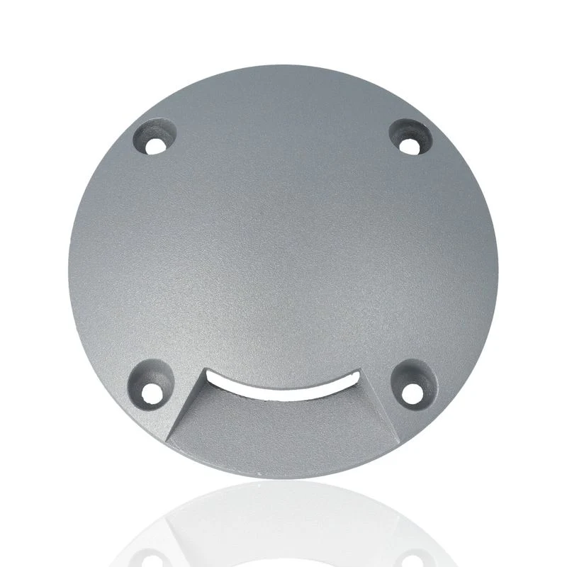 Guscio per segnapasso calpestabile diam.86mm con una feritoia d'illuminazione