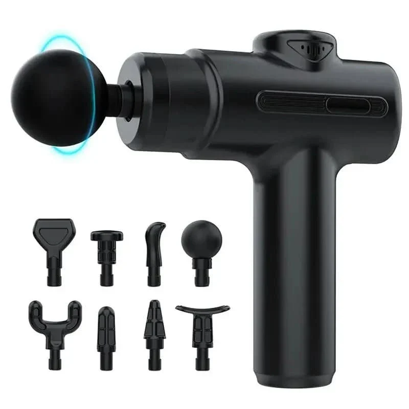 Portable Massage Gun with 8 Attachments for Deep Massage