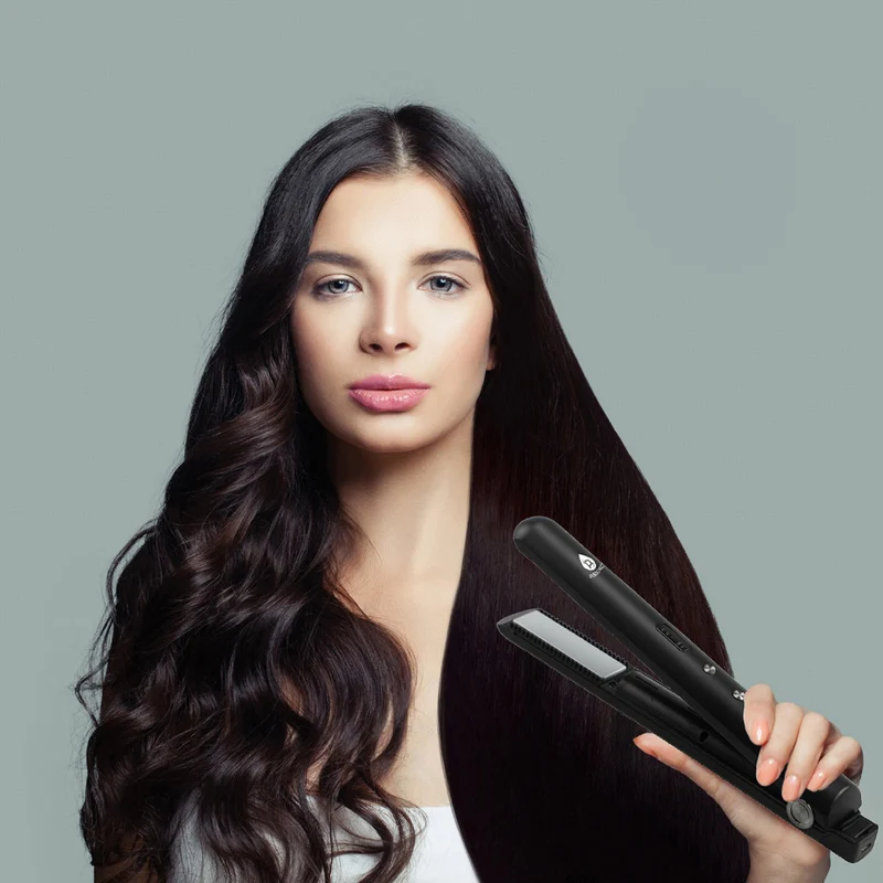 Compact Travel Hair Straightener for Styling Touch-Ups
