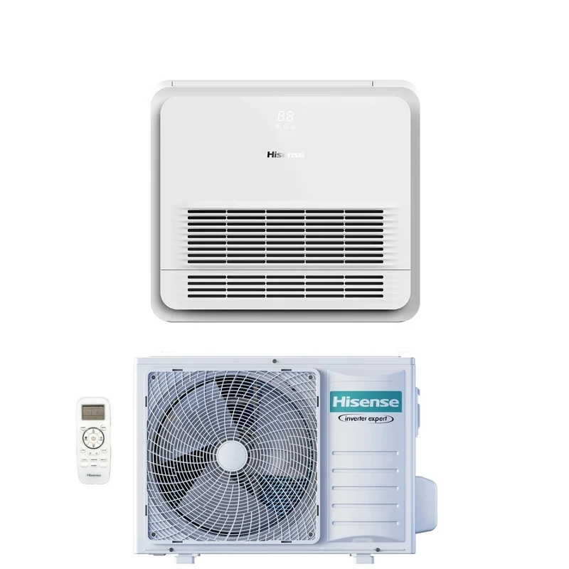 Condizionatore Climatizzatore Hisense Inverter A Console Monosplit R-32 AKT26UR4RK8/AUW26U4RS8 9000 BTU Wi-Fi Optional - Comando Incluso