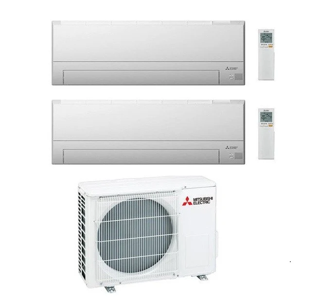 Condizionatore Climatizzatore Mitsubishi Electric Dual Split MSZ-BT R32 7000+12000 Con MXZ-2F42VF4 Wi-Fi 7+12