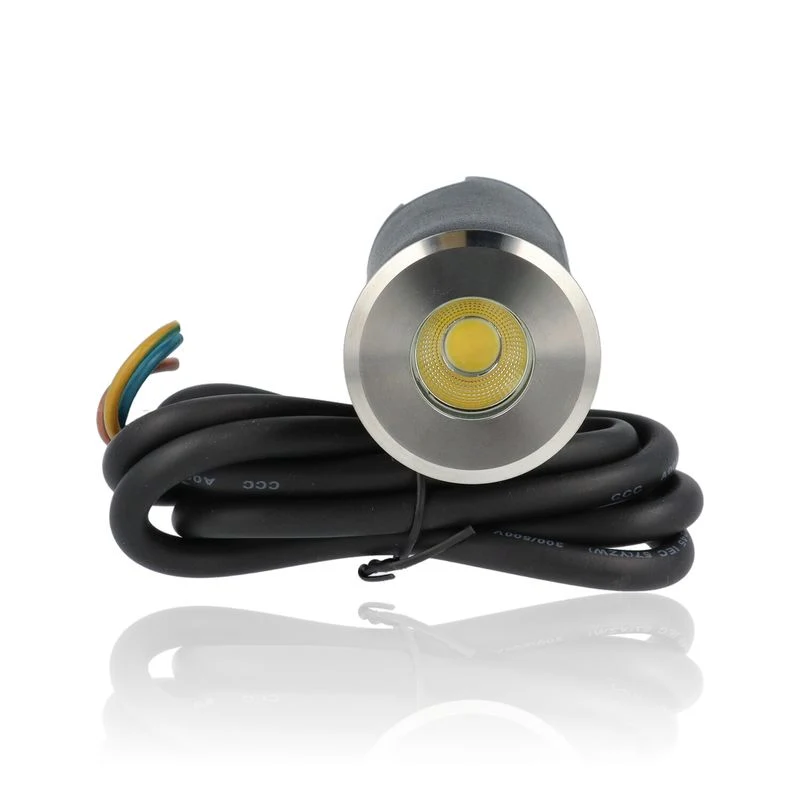 Faretto da interrare diam.42mm, 3W, 12Vdc, Luce Naturale