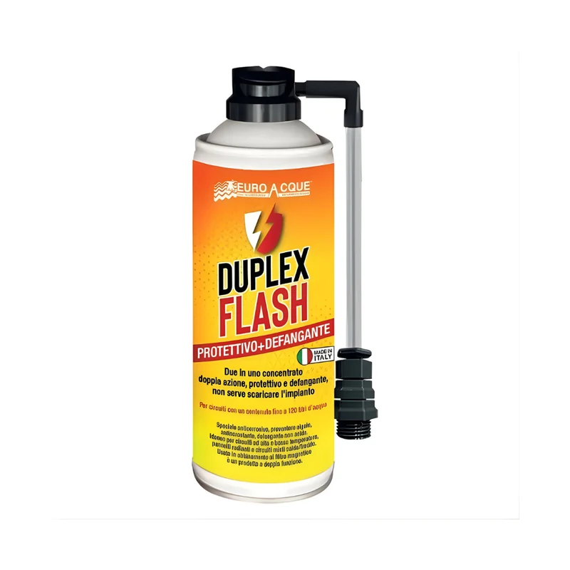 Euroacque Protettivo+Defangante Rapido Senza Scarico in Bomboletta Spray Con Adattatore - Cod. FLASHDX3