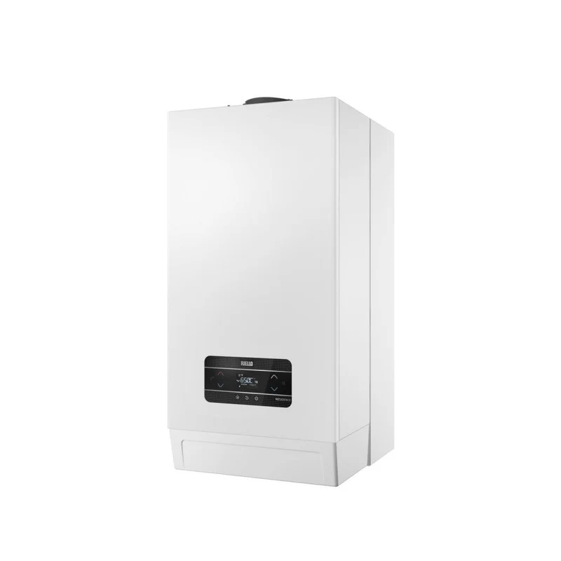 Caldaia a Condensazione Riello Residence HM Aqua 35 BIS Metano/GPL Cod. 20225079 - Completa di Kit Scarico Fumi