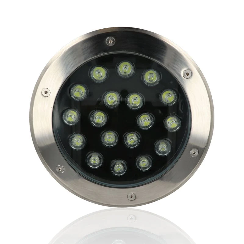 Faretto da interrare diam.230mm 18W, 220Vac, Luce Fredda