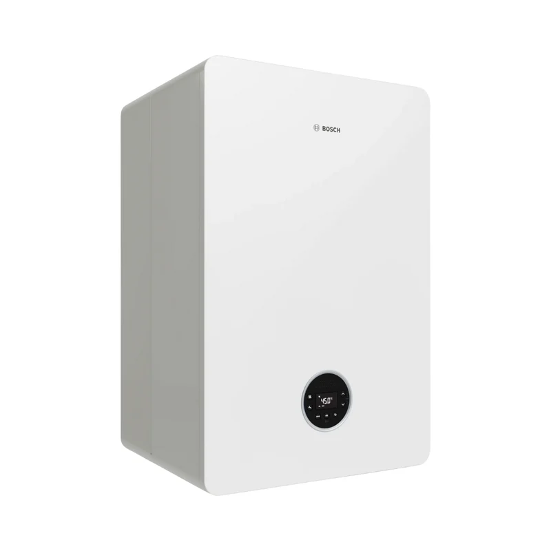 Caldaia a Condensazione con Bollitore Junkers Bosch Modello Condens 5300i WT GC5300IWT 24/48 KW Metano/GPL Cod. 7716701562 - Completa di Kit Scarico Fumi