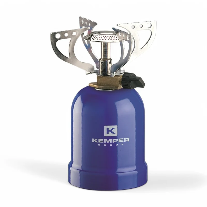 Fornello a gas portatile a 4 supporti con cartucce a forare 190 gr da campeggio