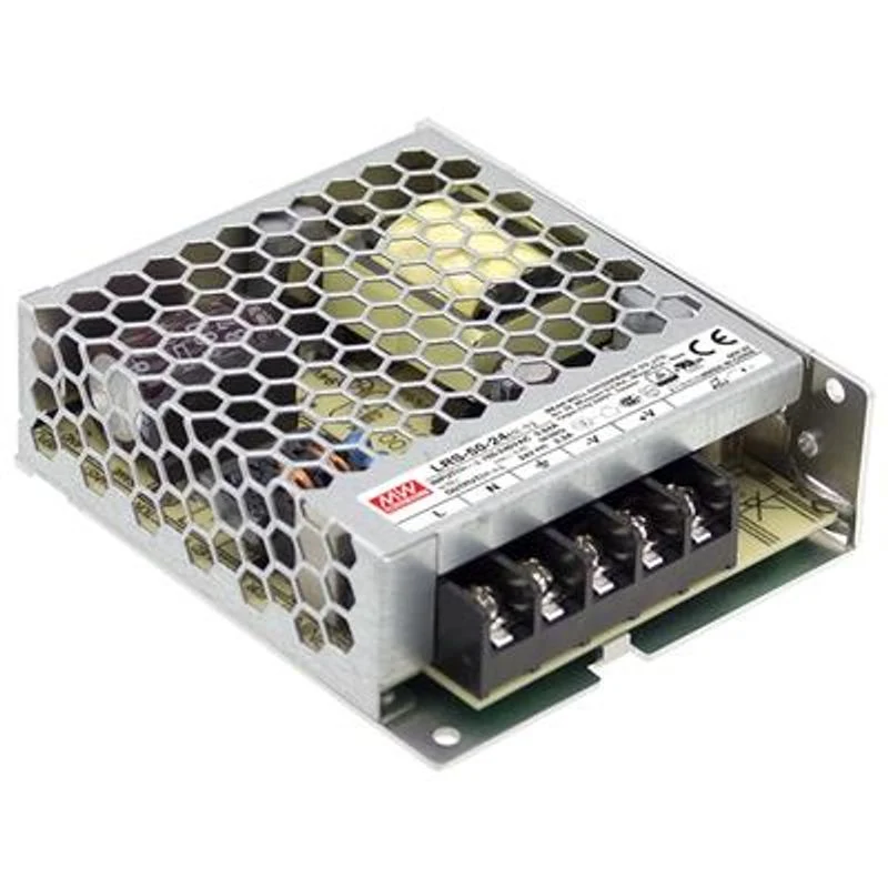 Alimentatore DRIVER LED MEANWELL METALLO IP20 50W 24V