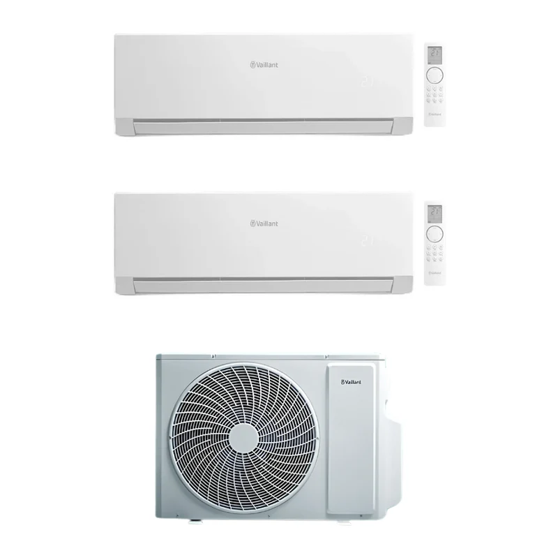 Condizionatore Climatizzatore Vaillant Dual Split Inverter R-32 climaVAIR Plus 7000+7000 BTU Con VAM1- 040A2NO Wi-Fi Integrato