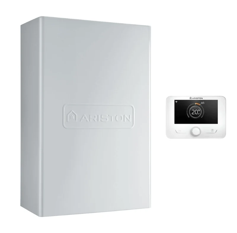 Caldaia A Condensazione Ariston Cares Premium Ext 25 kW GPL Per Esterno Cod. 3301229 - Completa di Kit Scarico Fumi + Sensys HD