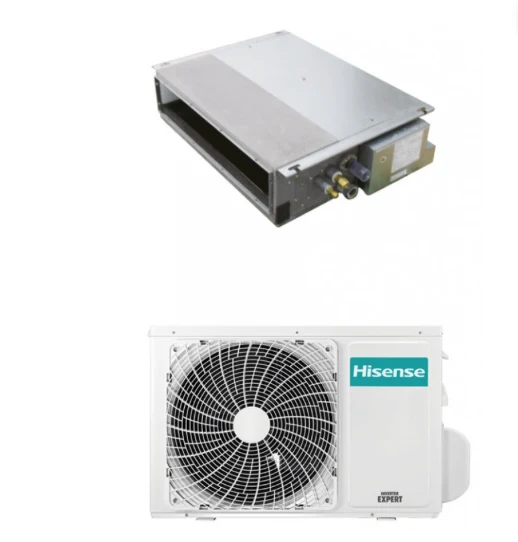 Condizionatore Climatizzatore Hisense Inverter Canalizzato Monosplit R-32 AUD125UX4REH8+AUW125U6RN8 42000 BTU Wi-Fi Opzionale