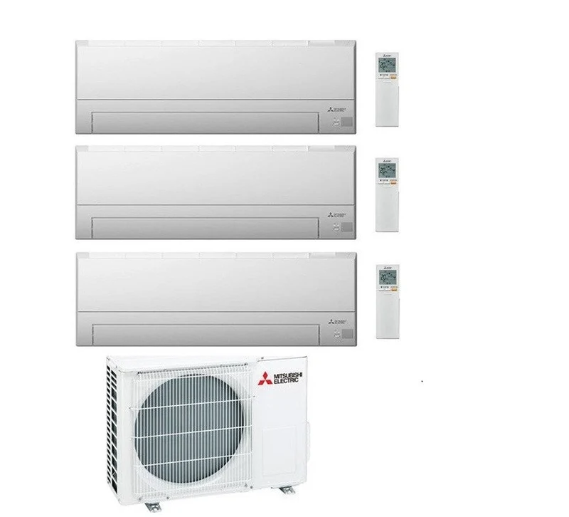 Condizionatore Climatizzatore Mitsubishi Electric Trial Split MSZ-BT R32 9000+9000+12000 Btu Con MXZ-3F68VF4 Wi-Fi 9+9+12