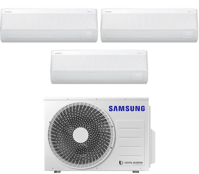 Condizionatore Climatizzatore Samsung Trial Split Inverter Windfree Avant S2 R-32 7000+7000+7000 BTU Wi-Fi Integrato Con AJ052TXJ3KG/EU 7+7+7