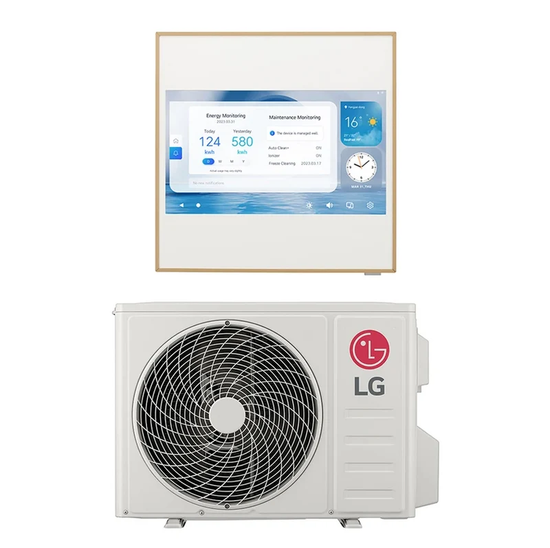 Condizionatore Climatizzatore LG monosplit inverter R-32 ARTCOOL Gallery LCD 12000 btu Wi-Fi Integrato A12GA2.NSE