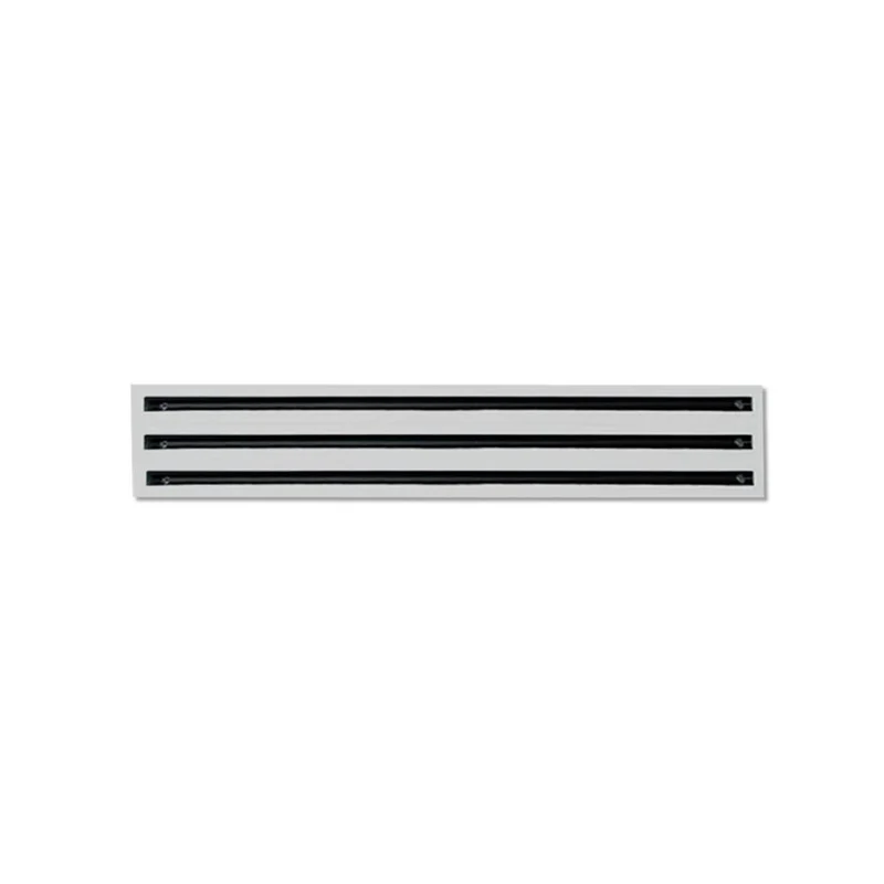Diffusori Lineari a 3 Feritoie in Alluminio Anodizzato o Bianco RAL9010 DLF20 Con Deflettore