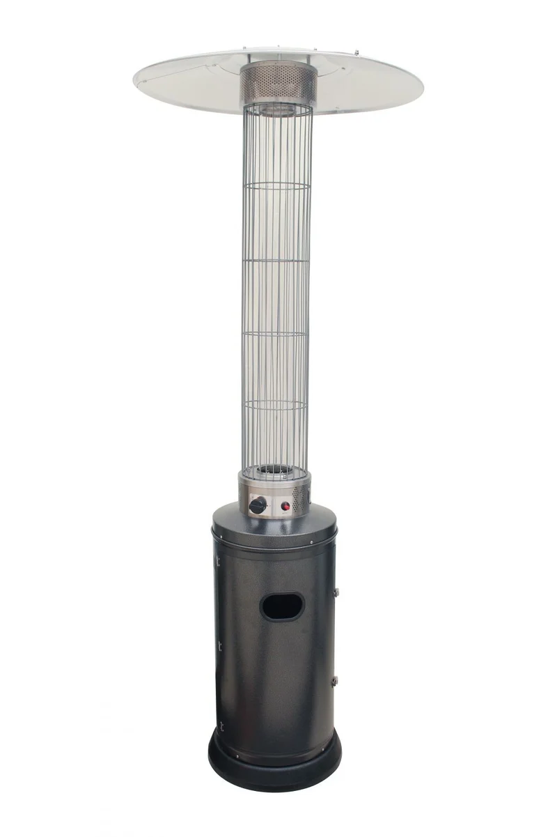 Stufa Aerea Circolare Teporus Acciaio Verniciato Antracite 10,5 Kw