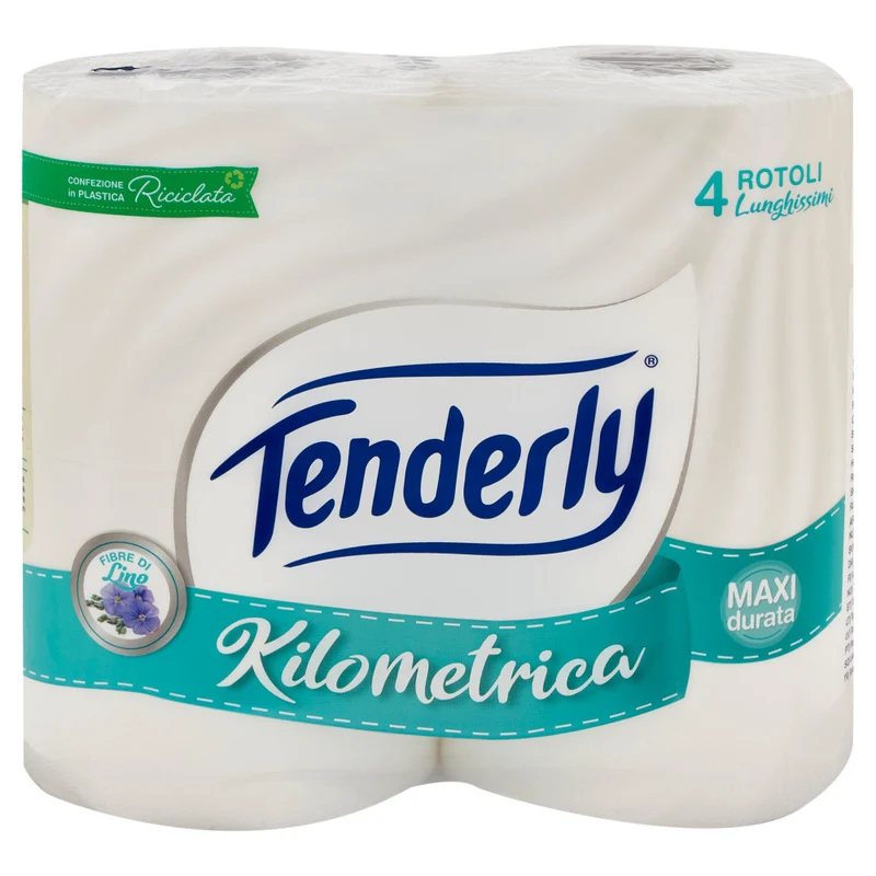 Tenderly Carta Igienica X 4 Classica Fior Di Lino 2 veli