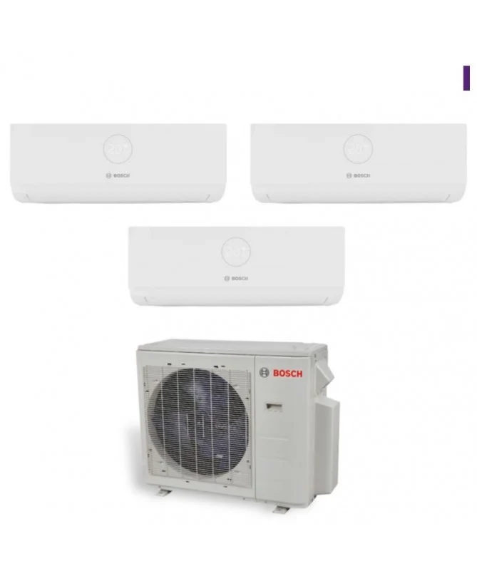 Condizionatore Climatizzatore Junkers Bosch Trial Split Climate 5000 R-32 9000+9000+12000 Con 5000M 79/3 E Wi-Fi Optional
