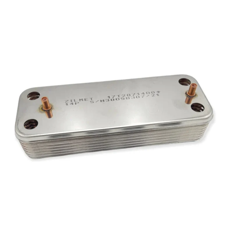 Scambiatore Sanitario Zilmet Compatibile Baxi 14 Piastre JJJ005686680 (guarnizioni non incluse)