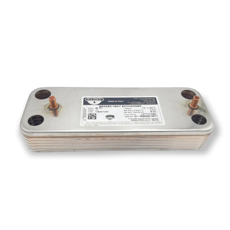 Scambiatore Sanitario Zilmet Compatibile Baxi 12 Piastre JJJ005686670