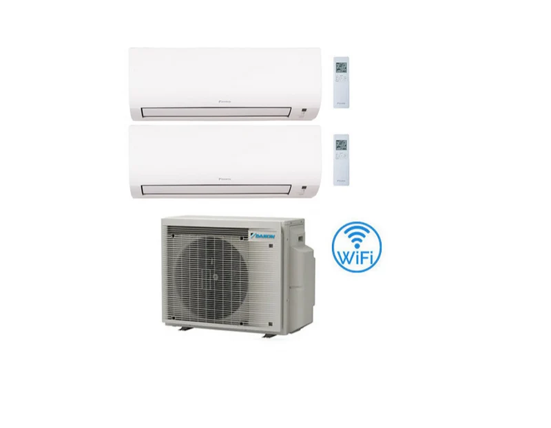 Condizionatore Climatizzatore Dual Split Inverter R-32 Daikin Comfora 7000+9000 con 2MXM40A con Wi-Fi Integrato