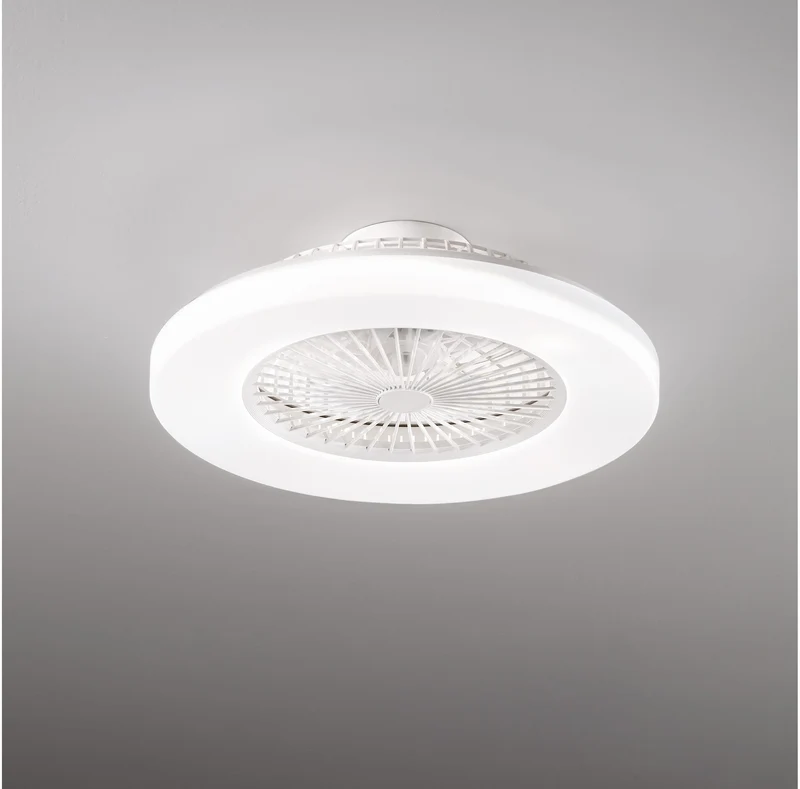 Ventilatore a Plafone Perenz Ring Bianco con Luce 40W CCT Ø58cm – 7174 B CT