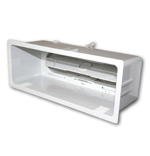 Plenum in ABS Tecnoelettra Attacco Laterale 300x150 Diametro 160 a 200 PA-300x150